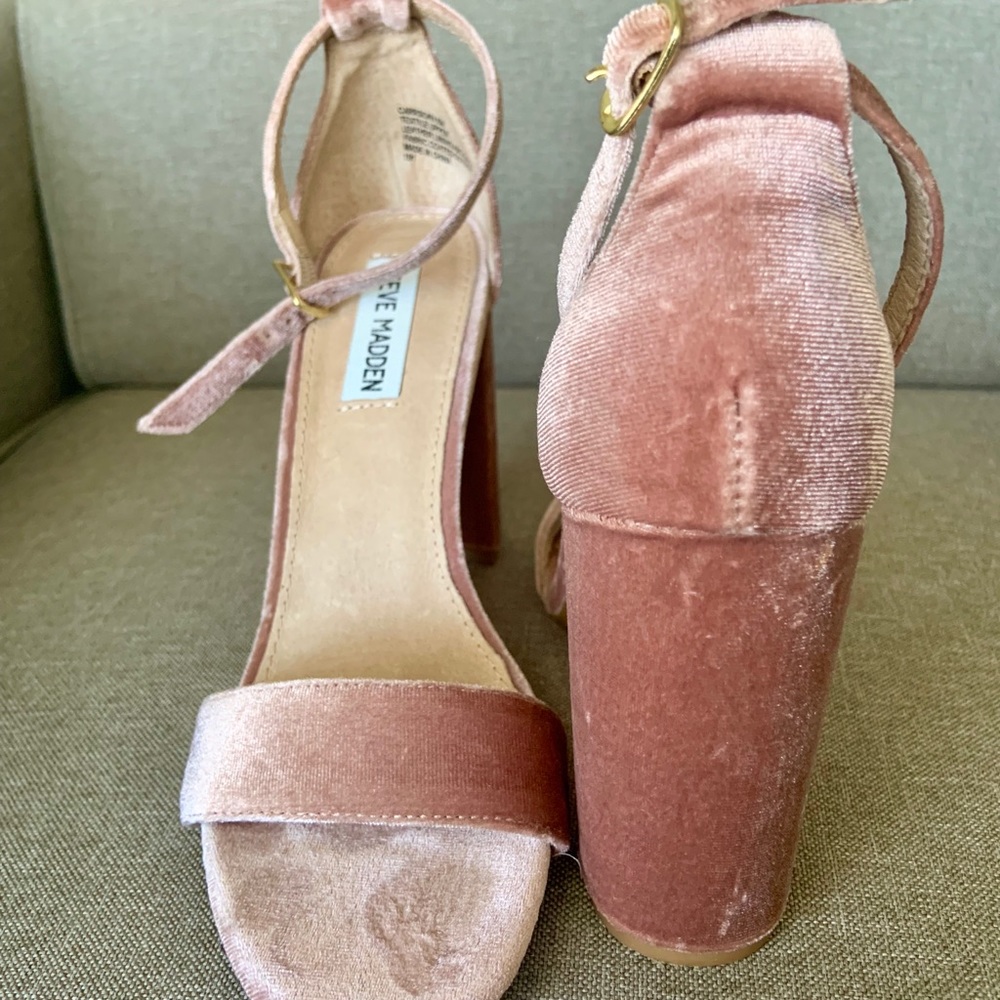 Steve Madden Pink Suede Heels